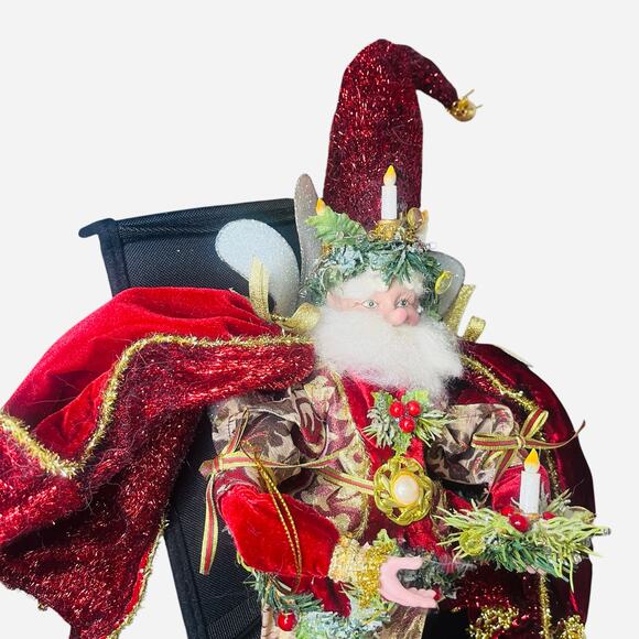 Mark Roberts 22” Fairy Posable Candlelight Crown Red Cape 51-76106 - Picture 5 of 6